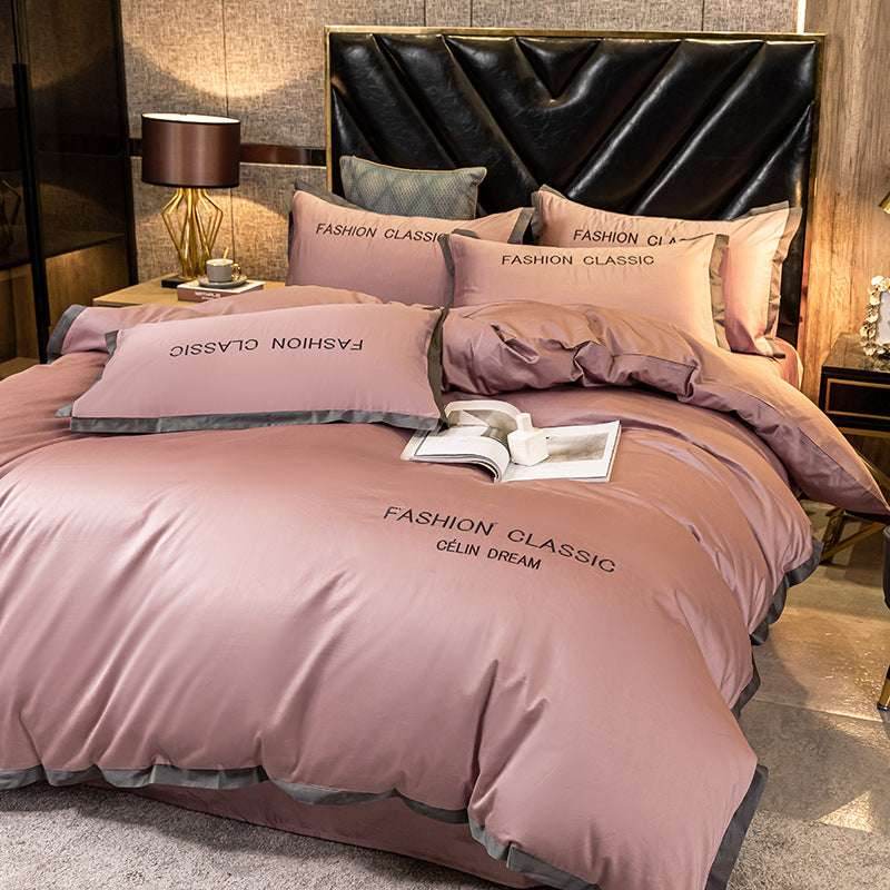 Personalized Cotton Bedding Set – Embroidered Quilt - Pasha
