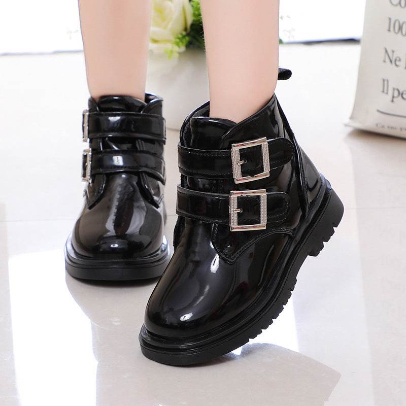 Stylish and Durable PU Kids Short Boots – Perfect for Boys and Girls - Pasha