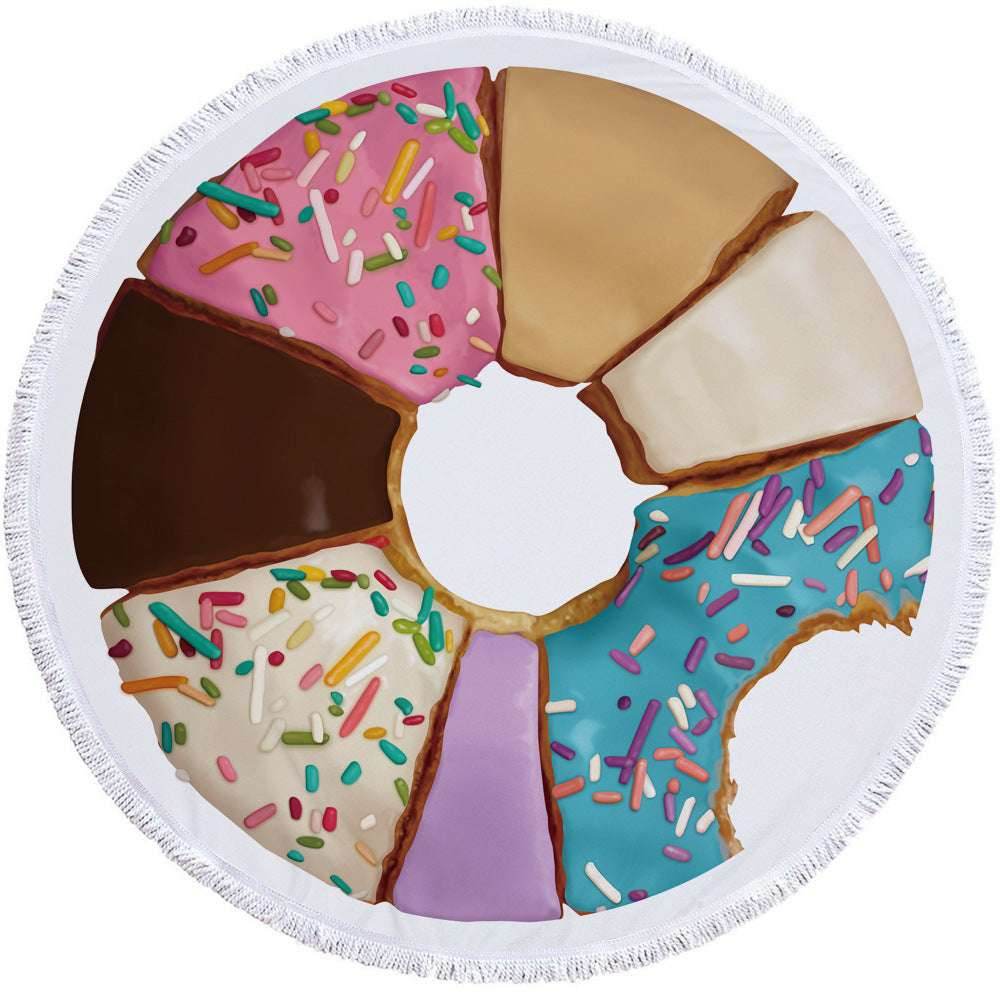 Round Beach Towel – Soft & Printed Designs - Pasha
