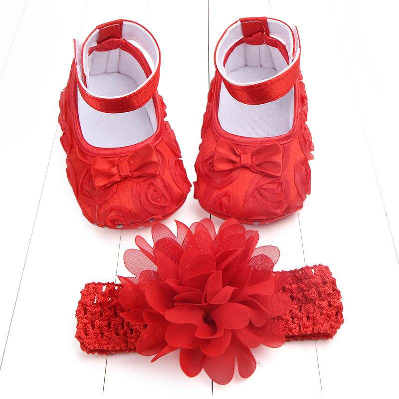 Children's Photoshoot Shoes Set – Comfortable & Stylish Shoes for Toddlers with Embroidery & Bow Designs - Pasha
