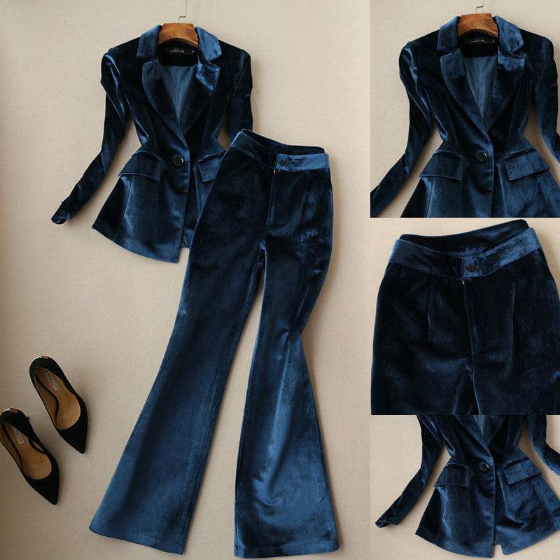 Slim Fit Retro Suit Set-style and comfort - Pasha