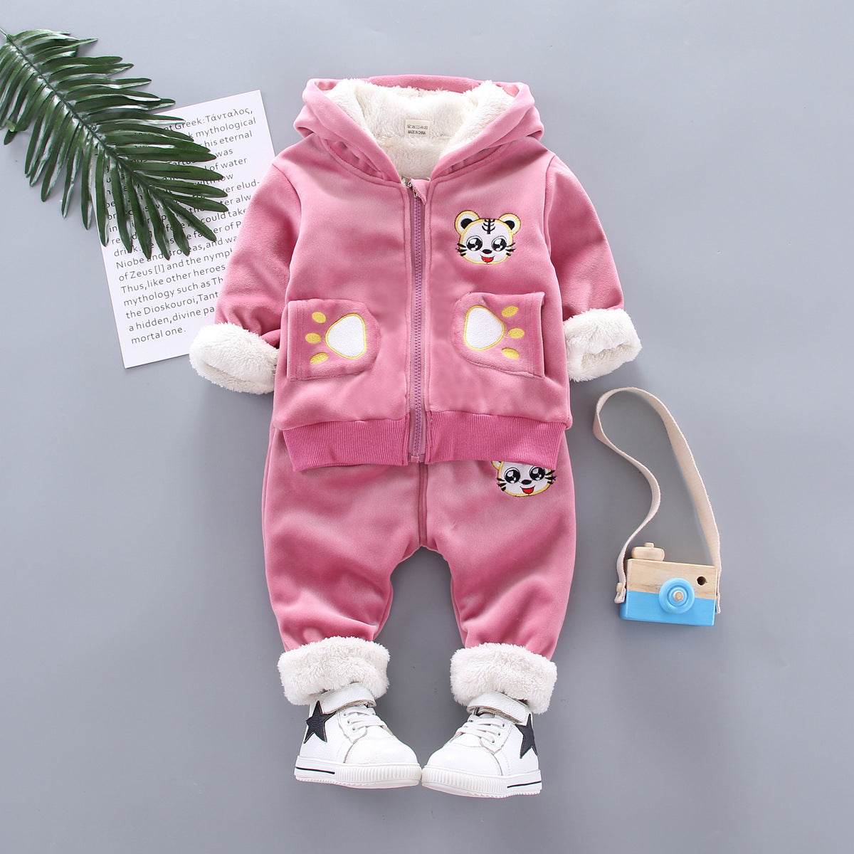 Golden mink plush winter clothing - Pasha