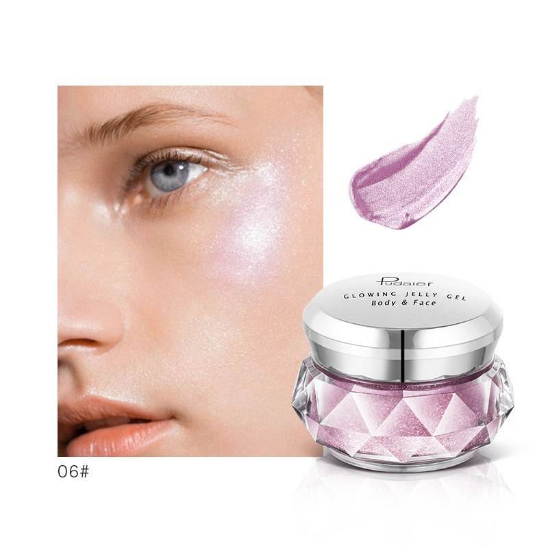 Rainbow Highlighter Jelly Gel – Radiant Makeup for Every Occasion by Pudaier - Pasha