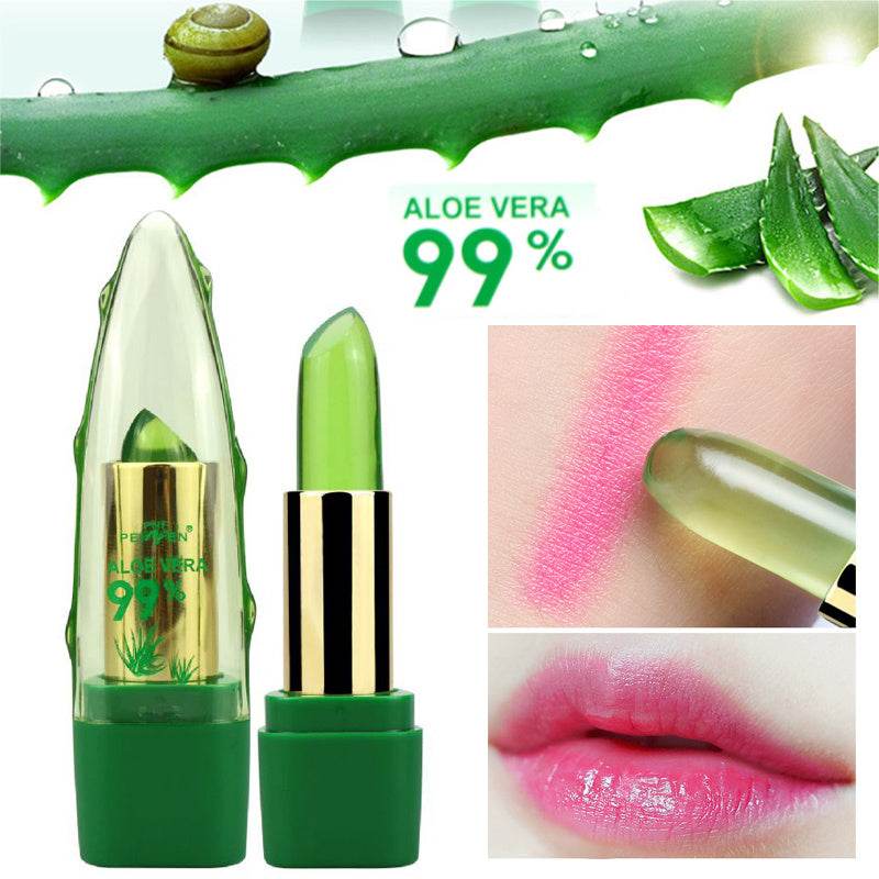 Moisturizing Aloe Vera Gel Lipstick – Long-lasting Hydration & Color Changing Formula - Pasha