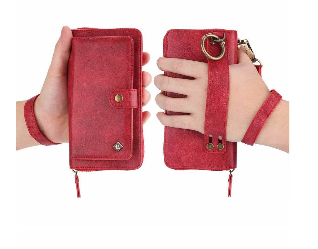 Premium Multi-Functional Wallet Case for Galaxy Note8 – Stylish Zipper Design - Pasha