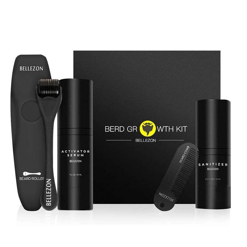 Beard Growth Liquid Care Set – Promote Fuller, Healthier Beard Growth - Pasha