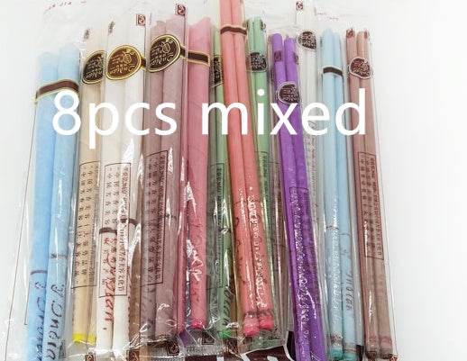 Ear Candles Set – 70pcs Mixed Colors for Ear Wax Removal, Tinnitus Relief, and Improved Listening - Pasha