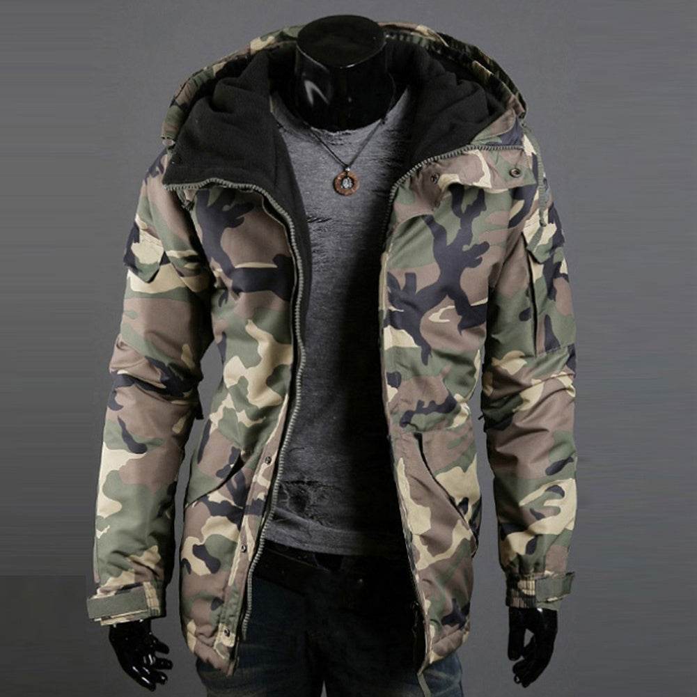 Men´s Casual Sport Hooded Jacket - cotton&military design - Pasha