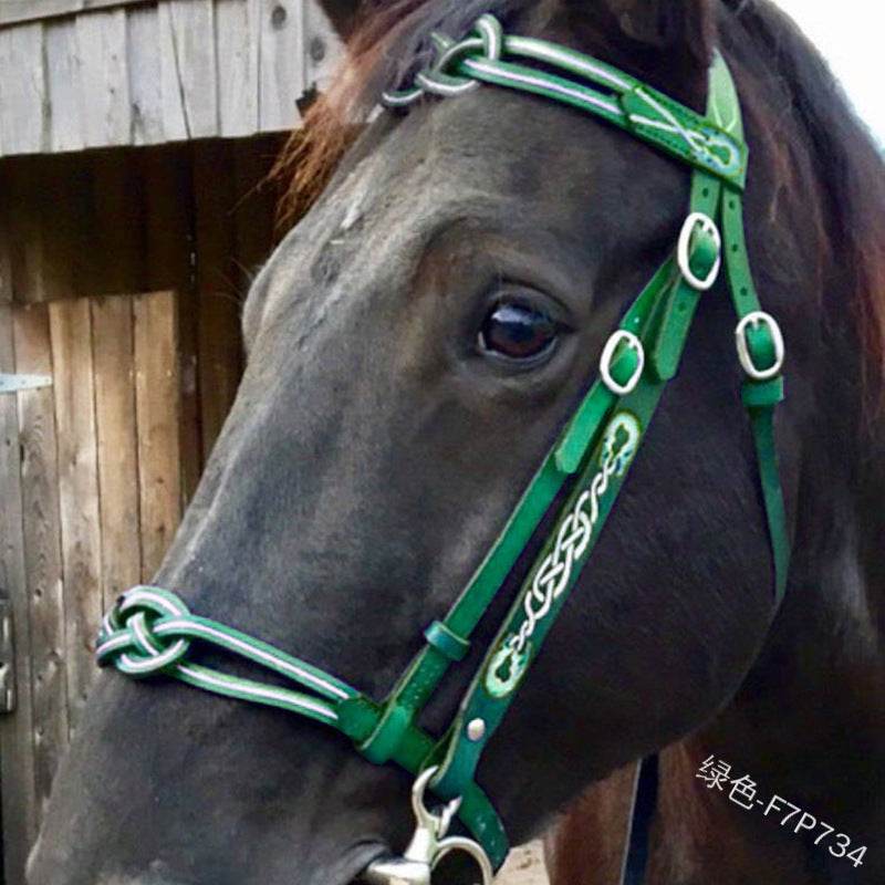 Premium PU Reins for Equestrian Sports – Durable Black Horse Bridle, Universal Use, Size M - Pasha