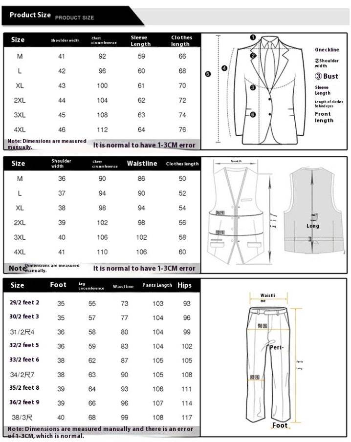 Men´s Suit-Slim Fit Suit Retro - Pasha
