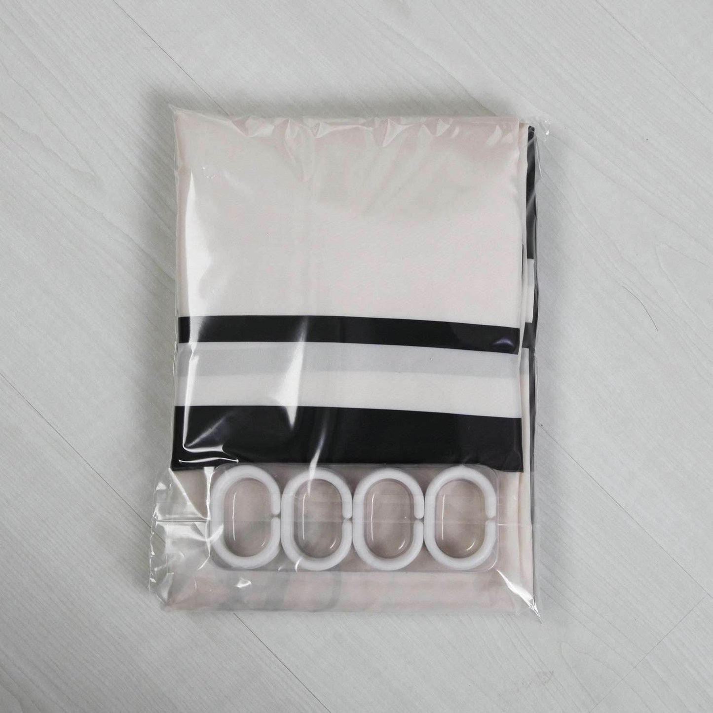 Waterproof Polyester Shower Curtain – Spring Spun Fabric - Pasha