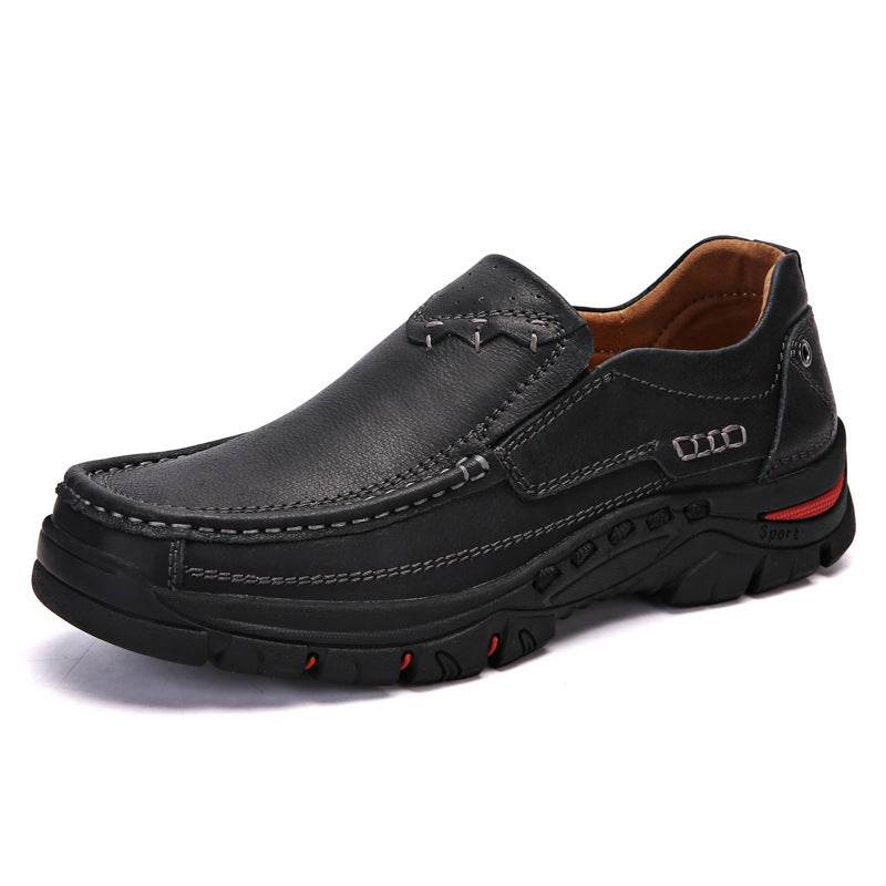 Top Layer Leather Shoes – Premium Men's Style - Pasha