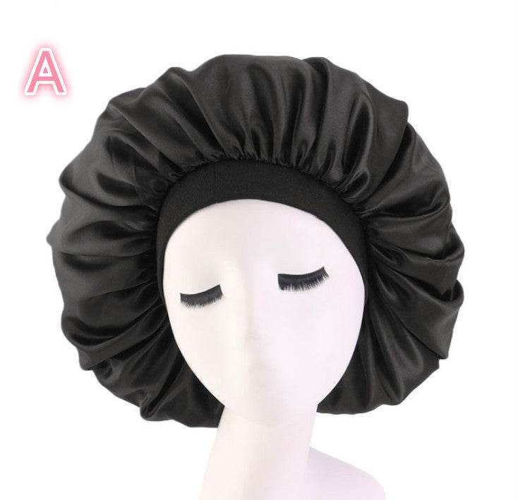Beauty Satin Silk Hair Bonnet – Elegant Sleep Night Cap with Beautiful Print - Pasha