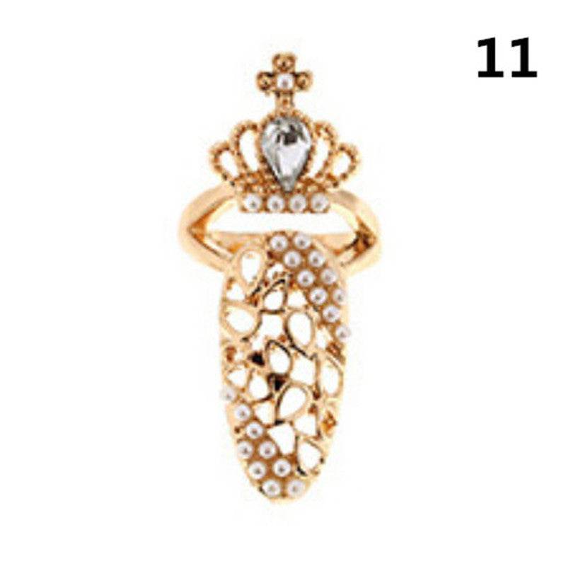 Diamond Nail Jewelry – Elegant Nail Decoration in Alloy/Silver/Gold - Pasha