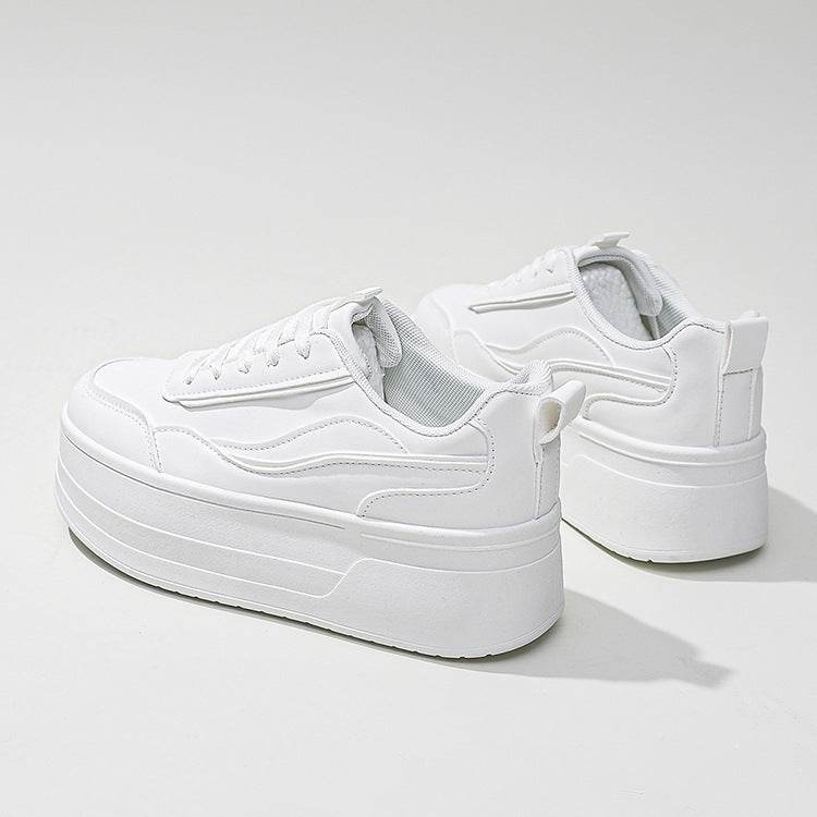 Platform Sport White Shoes for women - Pasha