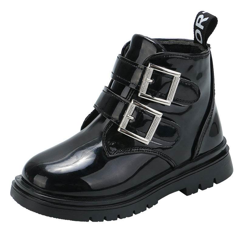 Stylish and Durable PU Kids Short Boots – Perfect for Boys and Girls - Pasha