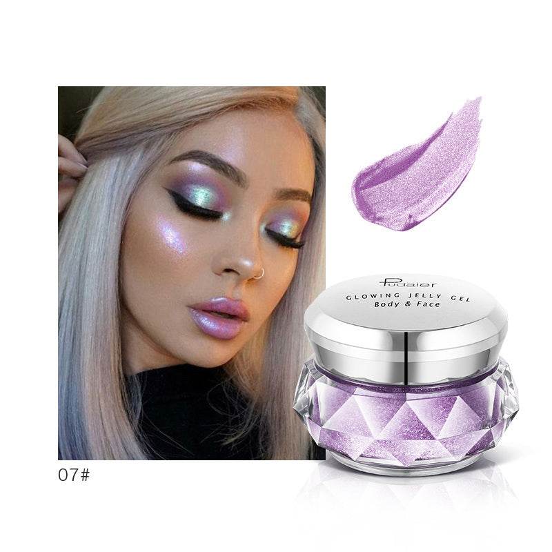 Rainbow Highlighter Jelly Gel – Radiant Makeup for Every Occasion by Pudaier - Pasha