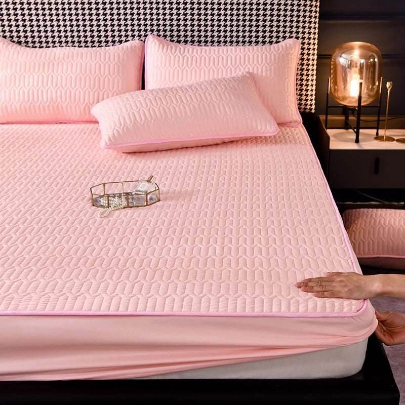Non-Slip Mattress Protector – Fitted Bed Cover - Pasha