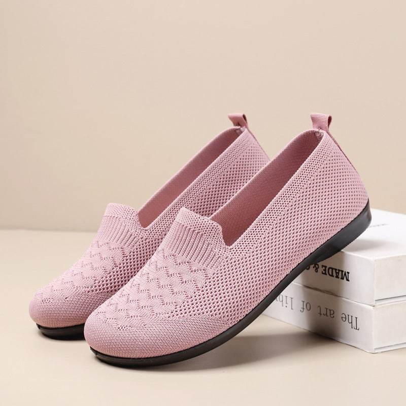 Casual breathable flat shoes for women - Pasha