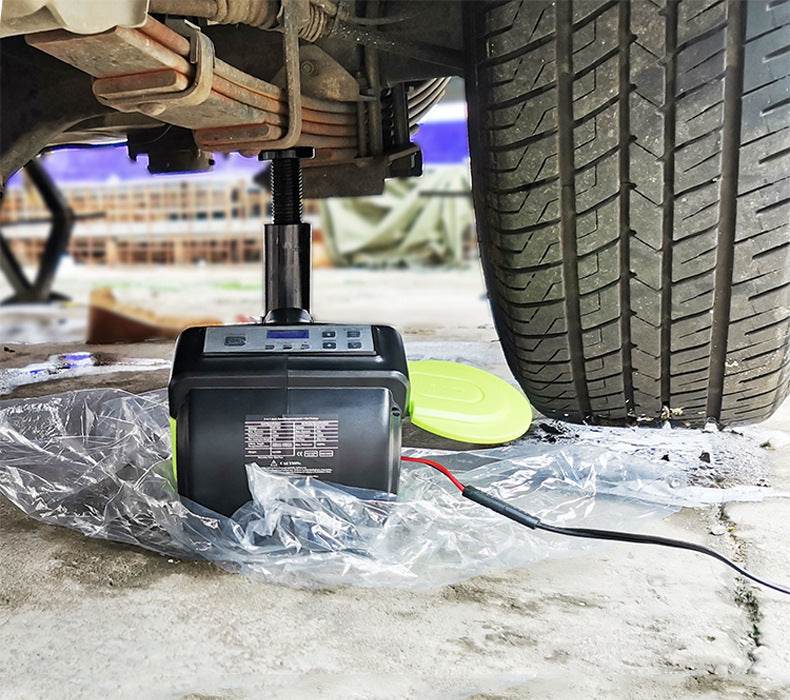 Electric Hydraulic Car Jack 12V – 5T Tire Change Set with Digital Display & Inflation Function - Pasha