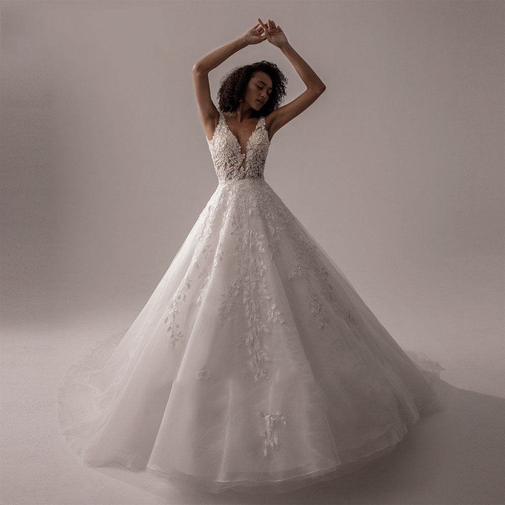 Slim Fit Wedding Dress – Modern Bride Gown - Pasha