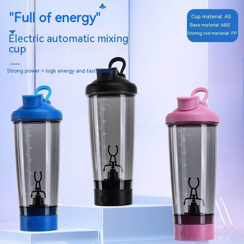 Electric Protein Shaker – 600ml, High-Capacity - Pasha