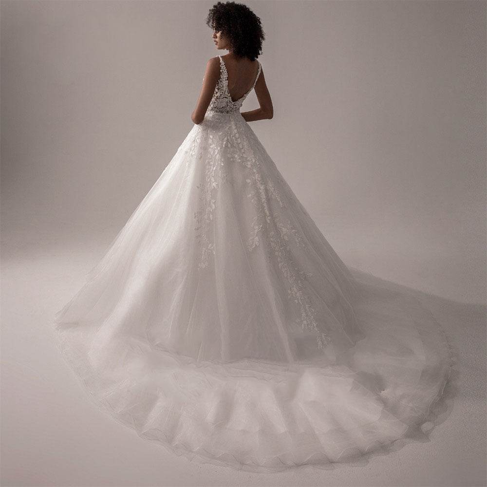 Slim Fit Wedding Dress – Modern Bride Gown - Pasha