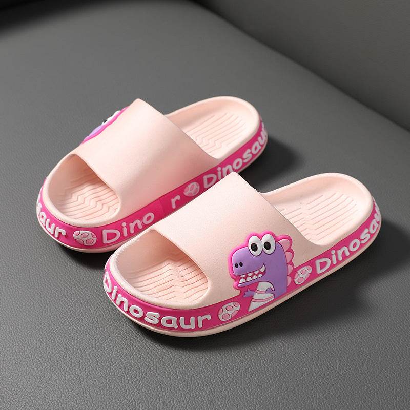 Kids' Non-Slip PVC Slippers – Yellow, Green, Blue & Pink, Comfortable & Durable for Indoor Use - Pasha
