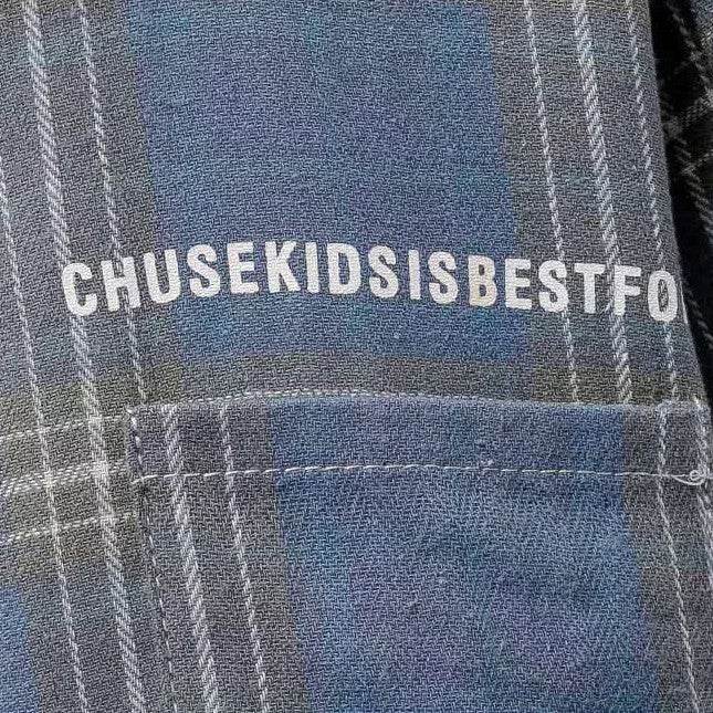 Boys Checkered Long Sleeve Shirt – Trendy Cotton Shirt in Blue, Green, and Red - Pasha