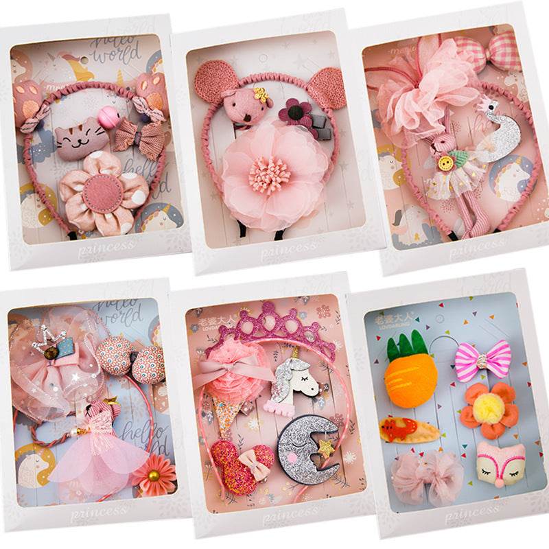Kid´s Hair Accessories-Handcrafted Hair Accessories Set - Pasha