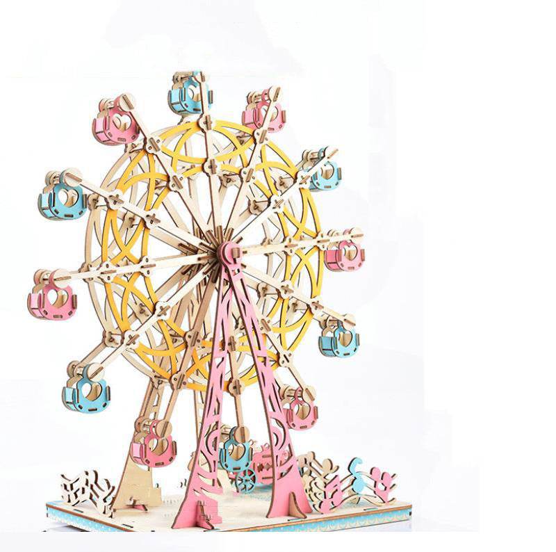Decoration 3D DIY wooden puzzle -unique puzzles - Pasha