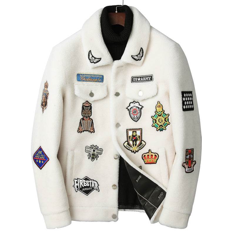 Lamb Fur Jacket for Gentleman - Pasha