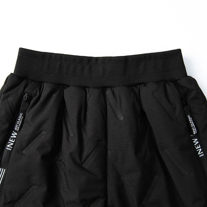 Boys Fleece Pants – Thick, Cold-Proof and Warm Bunched Feet Pants - Pasha