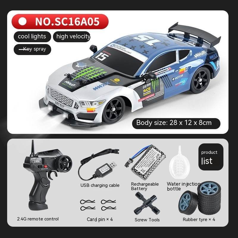 RC All Wheel Drift Racing Car-Lights and Spray - Pasha