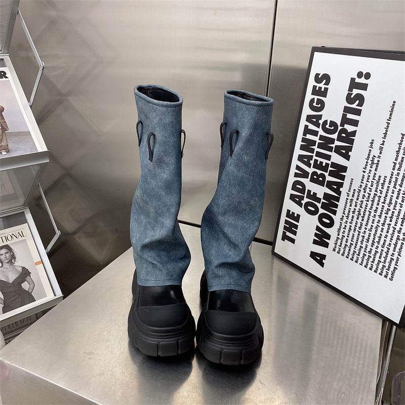 Women´s Fashion Thick Sole Martin Boots - Pasha