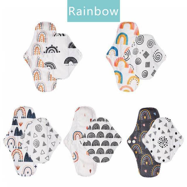 Washable Bamboo Charcoal Fiber Pantyliners – Eco-Friendly and Comfortable Sanitary Pads for Women - Pasha