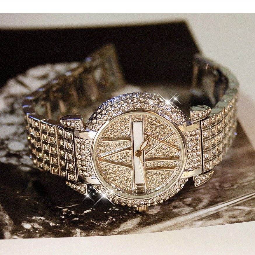 Luxury Diamond Look Women's Watch - BS bee sister FA1036 | Elegant Stainless Steel Quartz Timepiece - Pasha