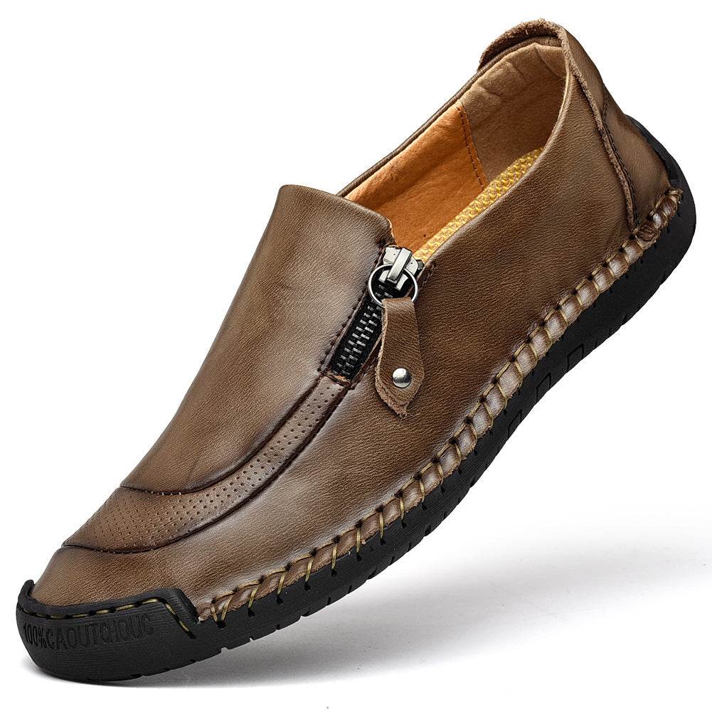 Men's Large Size Leather Shoes – Handcrafted Quality - Pasha