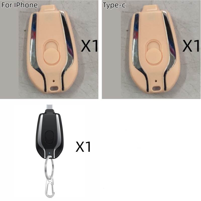 Mini Keychain Emergency Power Bank – Portable Charger for Smartphones and Tablets - Pasha