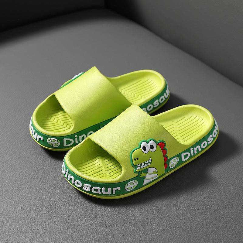 Kids' Non-Slip PVC Slippers – Yellow, Green, Blue & Pink, Comfortable & Durable for Indoor Use - Pasha
