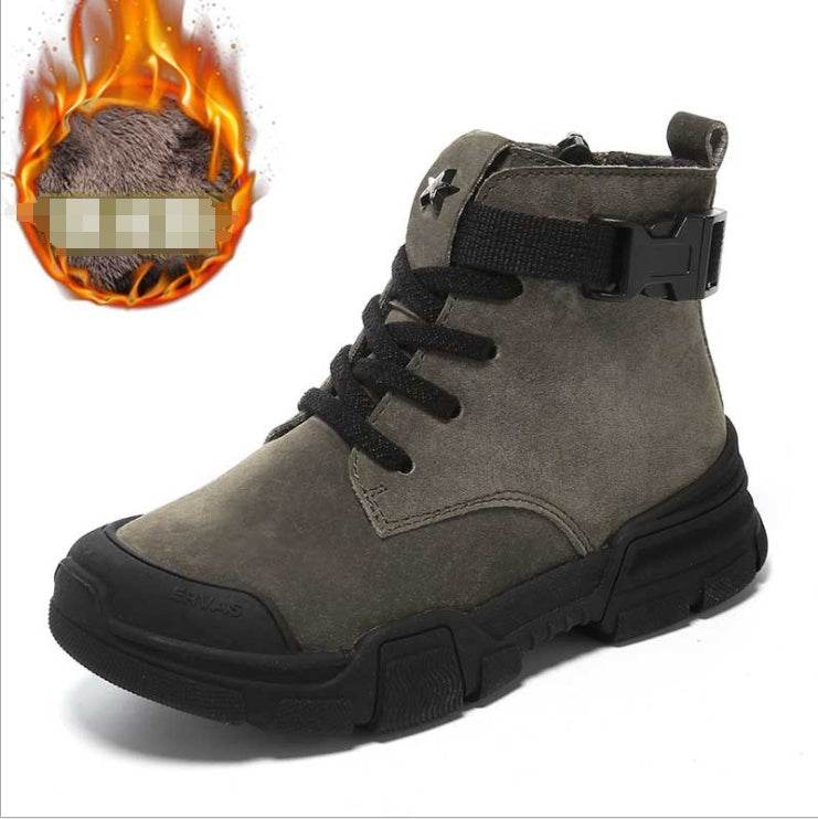 Kids' Martin Boots – Stylish & Comfortable Winter Boots with Leather and Cotton - Pasha