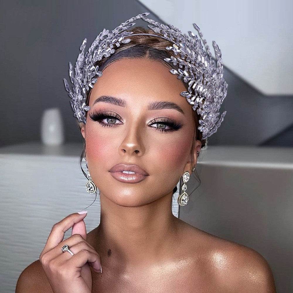 Rhinestone Headband Styling Hair Wedding Bridal Accessories - Pasha