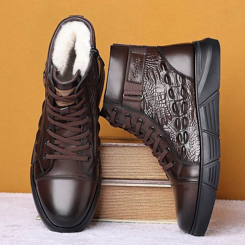 Men's Warm Snow Boots – Insulated & Cozy - Pasha