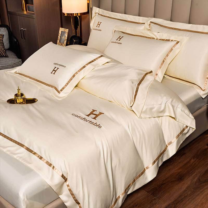 Ice Silk Bed Sheet Set - Pasha