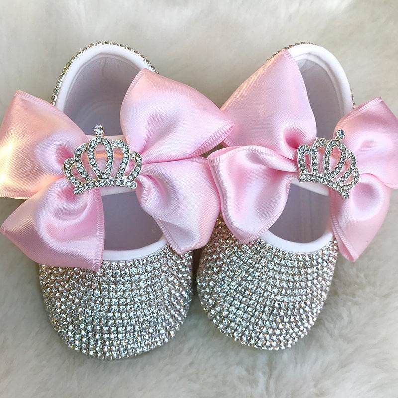 Fashion Rhinestone Shoes for Kids – Photography Props for Newborns & Special Occasions - Pasha