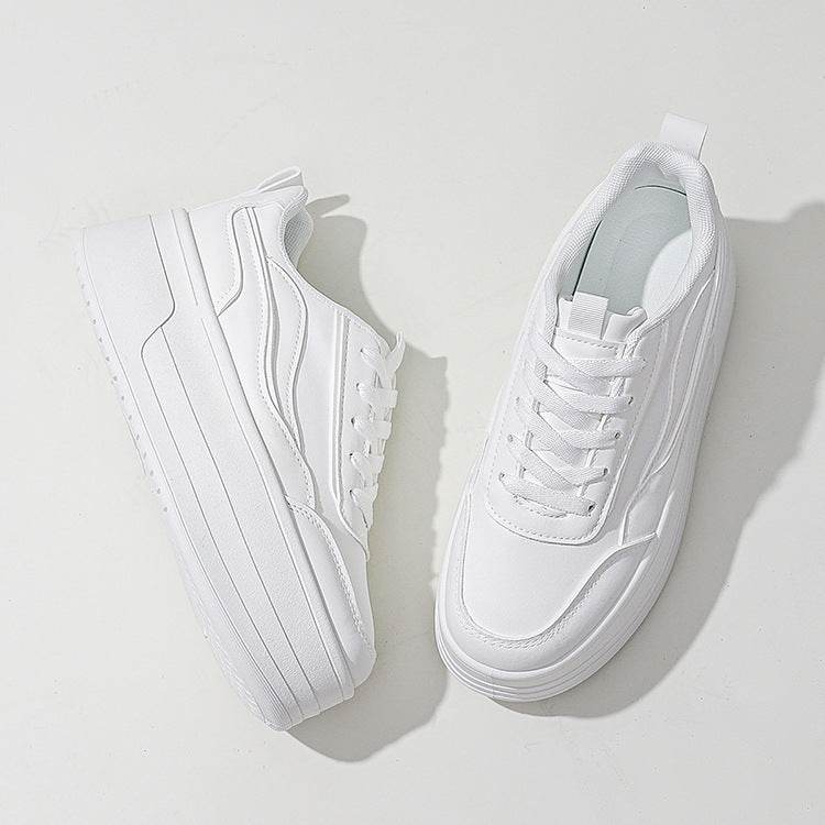 Platform Sport White Shoes for women - Pasha