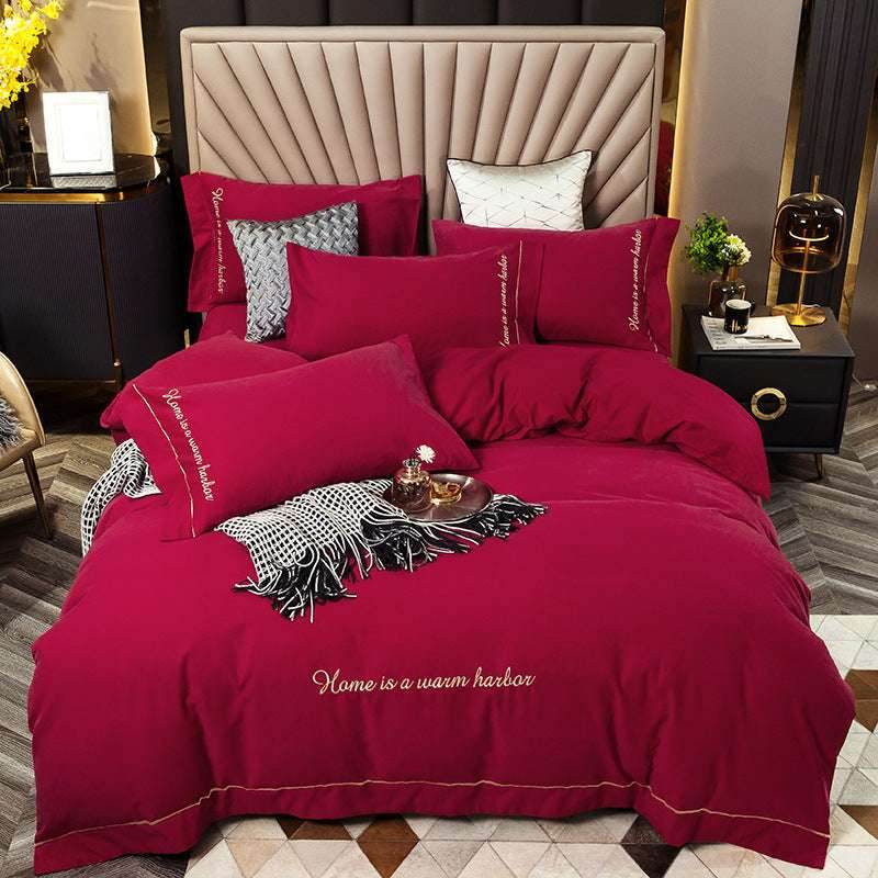 Personalized Cotton Bedding Set – Luxurious & Brushed - Pasha