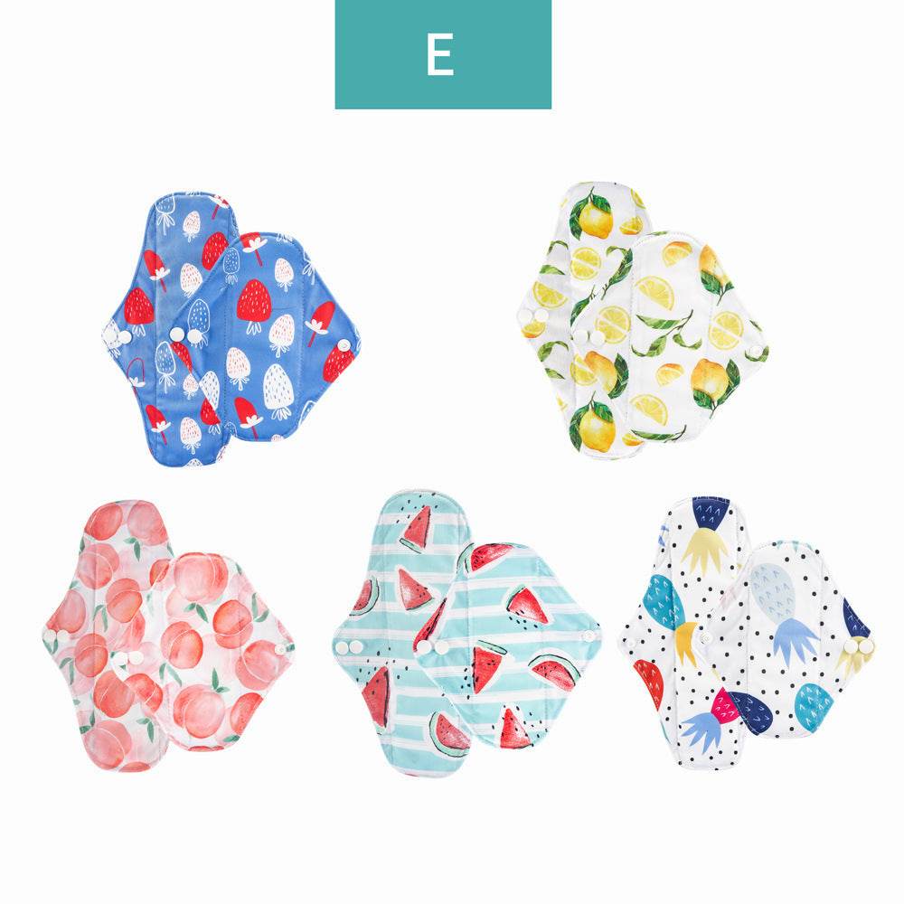 Washable Bamboo Charcoal Fiber Pantyliners – Eco-Friendly and Comfortable Sanitary Pads for Women - Pasha