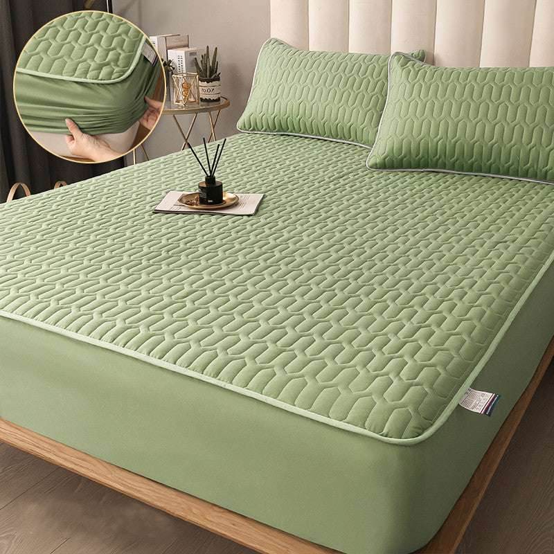 Non-Slip Mattress Protector – Fitted Bed Cover - Pasha