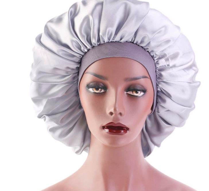 Beauty Satin Silk Hair Bonnet – Elegant Sleep Night Cap with Beautiful Print - Pasha